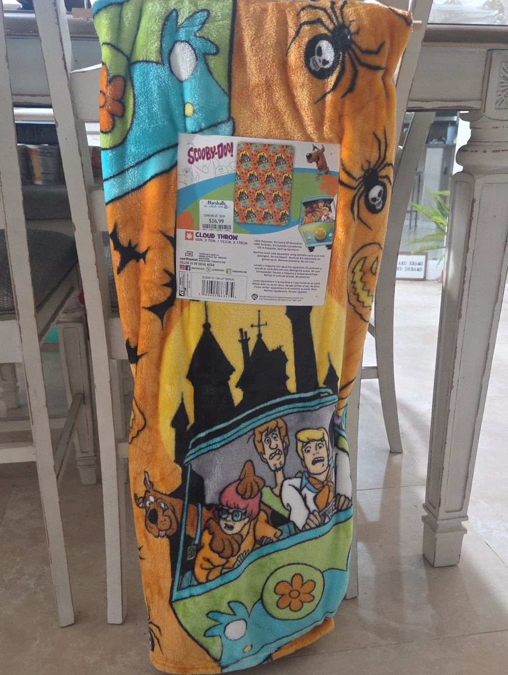 Scooby Doo Plush Throw Blanket